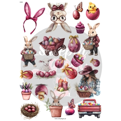 ARKUSZ A4 - NR 0284 - WIELKANOC 20
