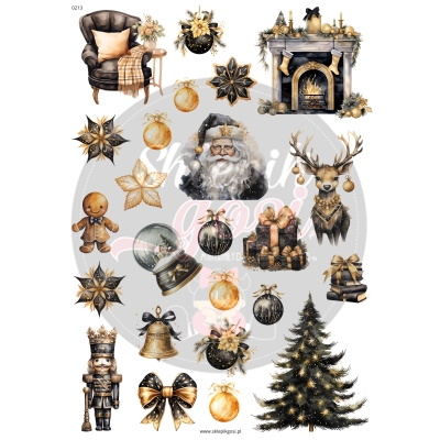 ARKUSZ A4 - NR 0213 - CZARNE ŚWIĘTA