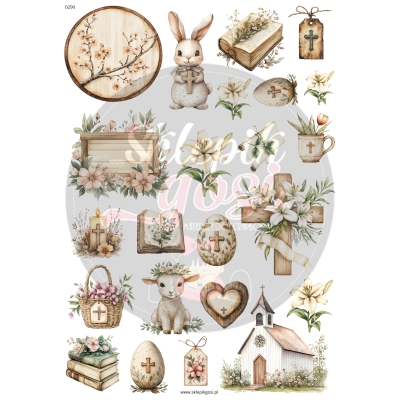 ARKUSZ A4 - NR 0290 - WIELKANOC 26