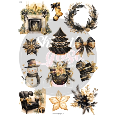 ARKUSZ A4 - NR 0193 - BOŻE NARODZENIE
