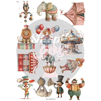 ARKUSZ A4 - NR 0222 - CYRK