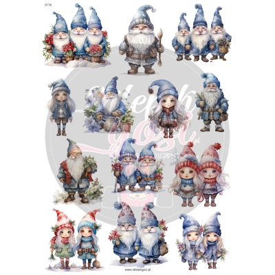 ARKUSZ A4 - NR 0176 - GNOMY 5