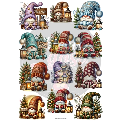 ARKUSZ A4 - NR 0173 - GNOMY 2