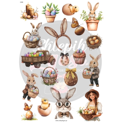 ARKUSZ A4 - NR 0288 - WIELKANOC 24