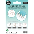 Kółko kółka metalowe spinające do albumu 25mm / 12szt - RINGS