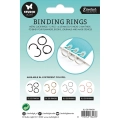 Kółko kółka metalowe spinające do albumu 25mm / 12szt - RINGS