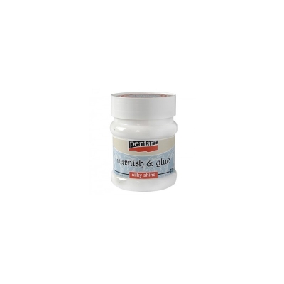 PENTART MATOWY KLEJ + WERNIKS 230ml (silky shine)