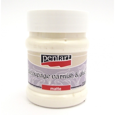 PENTART MATOWY KLEJ + WERNIKS 230ml (matte)