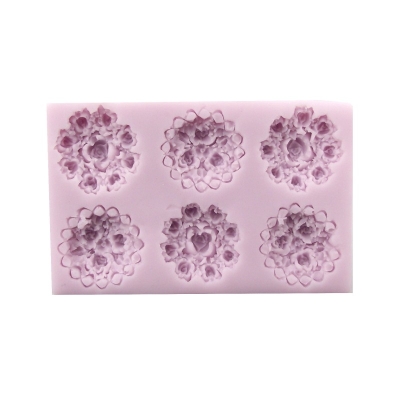 PENTART FOREMKA SILIKONOWA 6 MINI BUKIECIKÓW