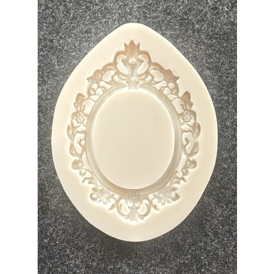 PENTART FOREMKA SILIKONOWA RAMKA OWALNA