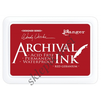 TUSZ ARCHIVAL INK - RED GERANIUM