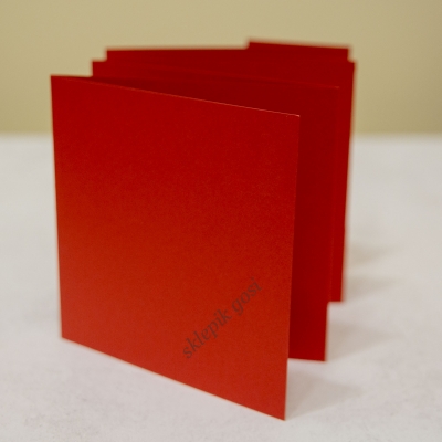 Czerwony - baza - kwadrat - Albumowa 16 cm x 100 cm pobigowana co 16 cm