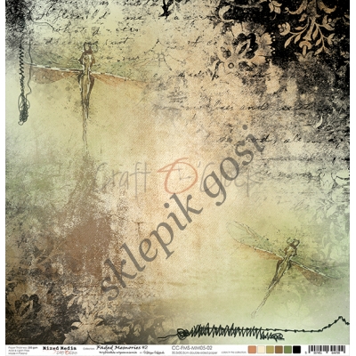 FADED MEMORIES - 02 - DWUSTRONNY PAPIER 30,5X30,5CM