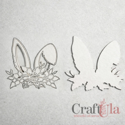 Uszy z kwiatami 1 - shaker - Wielkanoc - 2528_1