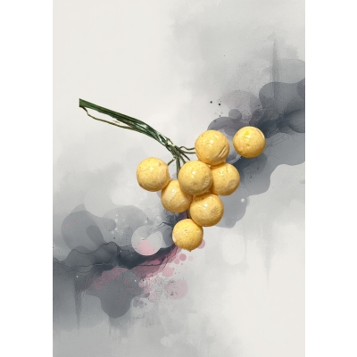 KULKI STYROPIANOWE NA DRUCIKU ECRU