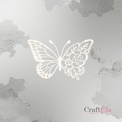 Motyl z kwiatami - 2548