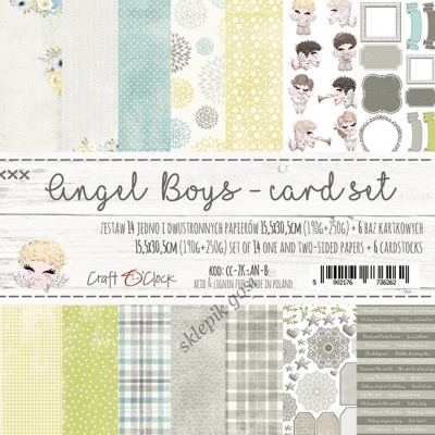 O'CLOCK - ANGEL BOYS - CARD SET - zestaw kartkowy
