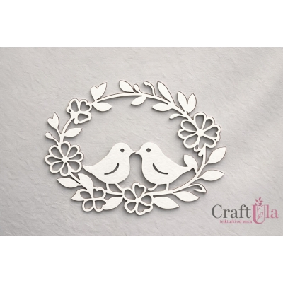 Wiosenna ramka ptaszki - 2532