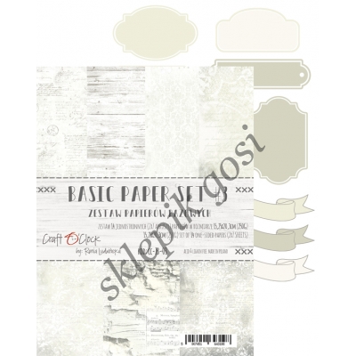 ZESTAW PAPIERÓW BAZOWYCH - 03 - 15,25X20,3 CM