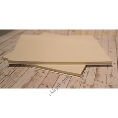 Arkusz papieru - kremowy - 30x30 cm