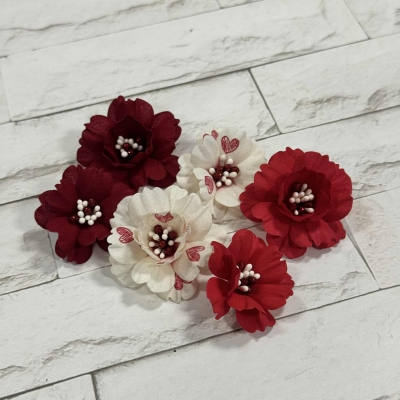 KWIATY RĘCZNIE ROBIONE WALENTYNKI