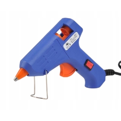 PISTOLET DO KLEJU 7mm z wyłącznikiem NIEBIESKI