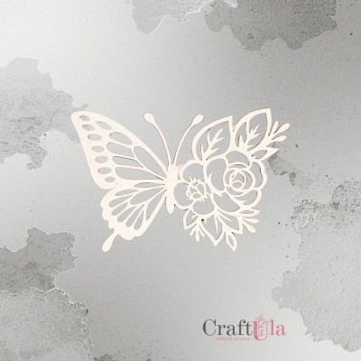 Motyl z kwiatami - 2550