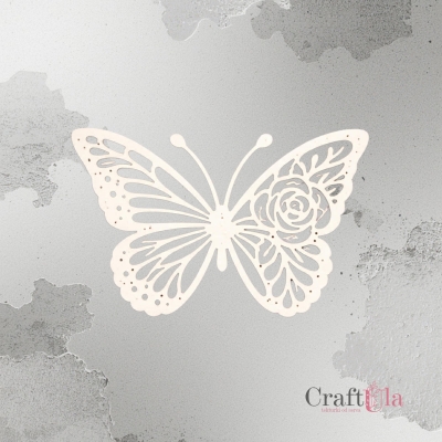 Motyl z kwiatami - 2546