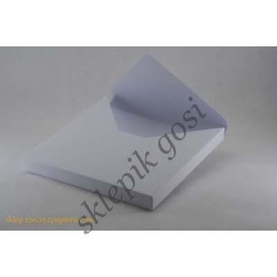 Pudełko/koperta 3D - biała - 15x15x1,5