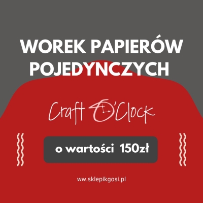 WOREK PAPIERÓW CRAFT O'CLOCK