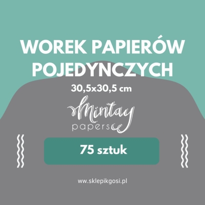 WOREK PAPIERÓW POJEDYNCZYCH - MINTAY - 75szt